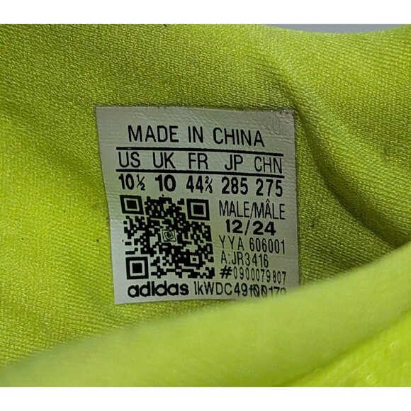 Adidas Adizero EVO SL Running Shoes Mens 10.5 Lucid Lemon - Picture 16 of 16